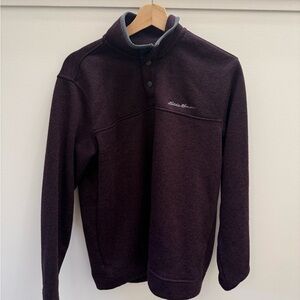 Eddie Bauer Purple Pullover Sweater